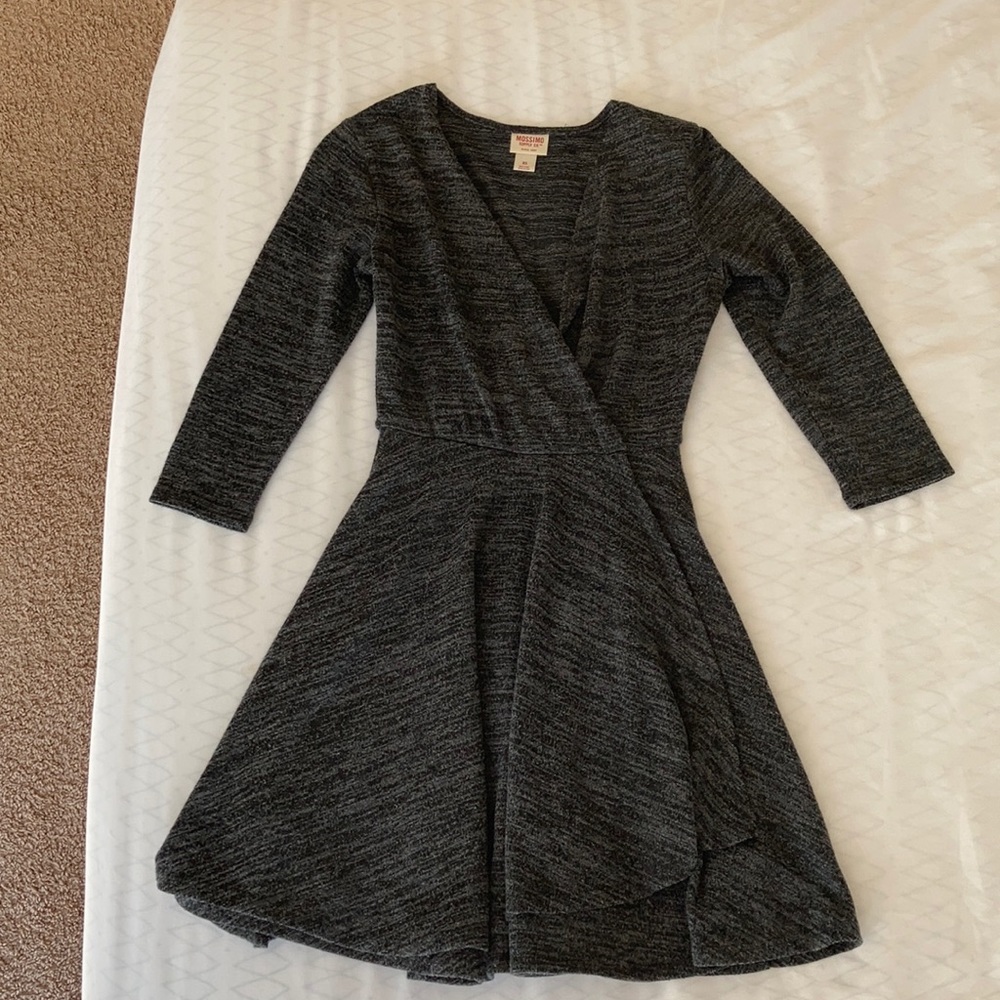 Charcoal Heather Skater Dress